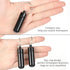 Prasacco 12 Pieces Portable Small Case, Portable Keychain Holder Mini Travel Container Metal Case Bottle with Keyring Waterproof Mini Storage for ...