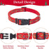BINGPET 3 Pack Dog Collar for Small Medium Large Dogs,Adjustable Soft Pet Collars with Quick Release Buckle,Adjustable Natural Fabric Pet Dog Coll...