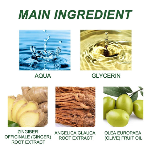 Ginger Hair Growth Conditioner Hair Regrowth Cream Moisturizing Scalp Massage Hair Follicle Hair Care 3.53 oz...