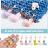 PLIGREAT 12 Pcs Colorful Duck Stitch Markers Cute 3D Swimming Duck Crochet Stitch Marker Charms with Removable Lobster Clasp Locking Knitting Mark...