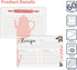 60-Pack Premium Double Sided Recipe Cards, 4 x 6 inch, by Better Kitchen Products, Recipe Index Cards, 60 Pack...