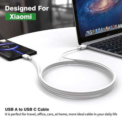 Jelanry 90° Elbow Design USB C Cable USB Type C Cable 5.9FT, 120W 90W HyperCharge Turbo Charging, 6A Fast Charging for Xiaomi Pad 5 14 12 Pro 12X ...