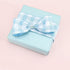 2.5 Inch Wired Edge Burlap Ribbon, Blue Gingham Plaid Checked Ribbons, Easter Ribbons Summer Spring Wired Ribbon,for Gift Wrapping, Wreath, Crafts...