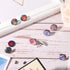 200 Pieces Stud Earring Kit, Including 50 Pieces 12 mm Stainless Steel Blank Stud 50 Rubber Back, 50 Pieces 12 mm Clear Glass Cabochons 50 Stainle...