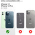 LOHASIC for iPhone 12/12 Pro Case Men, Luxury Leather Slim Business Classic Soft Grip Shockproof Bumper Full Body Protective Women Cover Cases for...