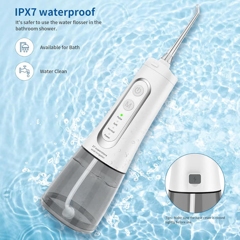 Water flosser for Teeth Cleaning Cordless Oral irrigator Best for Prevent Bad Cavity by 27 superstore...