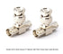 THE CIMPLE CO - BNC T Adapter - T-Shaped Coax Splitter - 1 Male Port to 2 Female Ports, Coaxial Cable Extension - 4 Pack...