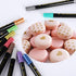 EDIBLE METALLIC MARKERS, 10PCS UPGRADE FOOD GRADE GOLD SHIMMERING PENS FOR COOKIE/CAKE/CUPCAKE/FONDANT/BAKING DECORATING BY PREATOC...