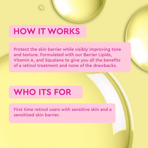 BYOMA Sensitive Retinol Oil - Face Oil with Retinol, Squalane & Vitamin A - Retinol Serum for Sensitive Skin & Retinol Beginners - Barrier Repair ...