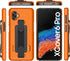 Case Compatible with Samsung Galaxy XCover6 Pro (SM-G736), Shell Case with Hand Strap, Kickstand and Screen Protector (Orange)...