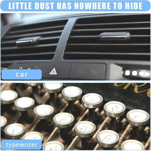 24 Pieces Microfiber Detail Duster Sticks Crevice Cleaning Tool Crevice Cleaning Brush Mini Detail Dusters for Cleaning Home Car Window The Smalle...