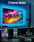 LED Lights for TV Led Backlight, 13.1ft USB RGB TV Led Light Strip for 40-65 inch TV Behind Lighting Color Changing Led TV Lights with Remote Musi...