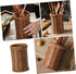 Imitation Rattan Chopstick Holder Rattan Silverware Utensil Drying Rack Silverware Dryer Rack Wicker Pencil Brush Cup Woven Utensil Holder Flatwar...
