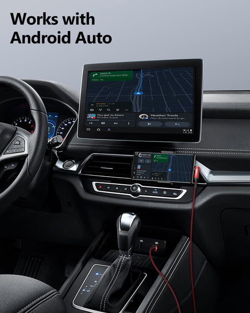 SUNGUY 10Gbps Android Auto USB C Cable 1FT, Right Angle 3A USB C 3.1 Gen 2 Cable, USB C CarPlay Cable, Compatible with iPhone 15/15 Pro Max, Samsu...