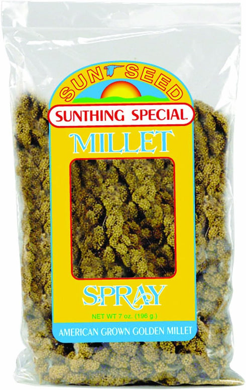 Sun Seed Company Bss10971 Small Bird Millet Spray Treats, 7-Ounce...