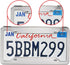 2 Pcs 4 Holes Stainless Steel License Plate Frame?Car License Plate Holder Bracket with Mount Hardware ?Screw? Caps Cover Set Car Accessories...