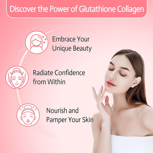 Glutathione Collagen Gummies with Cysteine for Women & Men, Glutathione Supplement for Hair Skin Nails Muscle & Joint, Vegan, Sugar Free, Non-GMO,...