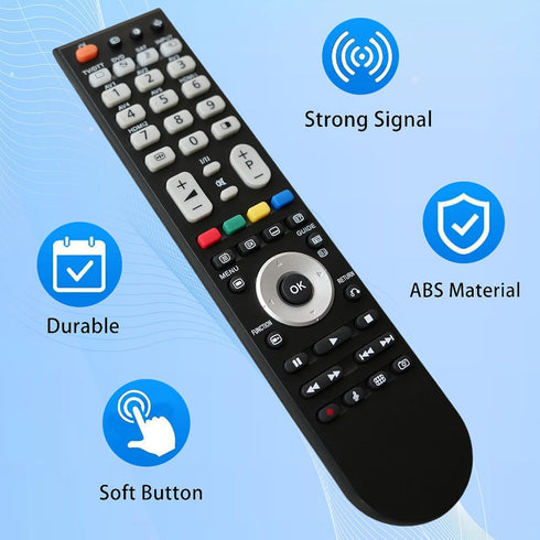 Replacement Remote Control for Hitachi P50H401 P50H401A P55H401 CLU-4372UG2 HL02076 P55H4011A P55G551 LE39H316 LCD LED HDTV TV...