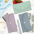 3 Pieces Money Cash Envelopes Bag, Pletpet PU Leather Cash Money Pouch Cash Wallet Envelope Reusable Budget Envelope for Spring Festival Wedding B...