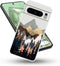Compatible with Google Pixel 8 Pro Case, Mountain Forest Nature Landscape Nordic Abstract Art Flexible Silicone Shockproof Clear Case for Men and ...