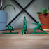Yoga Joes Series 1 Green Toy Soldiers, Set of 9 Army Men Yoga Pose Figurines - Decor for Desk, Office, Classroom, Home, or Studio - Zen Meets GI J...