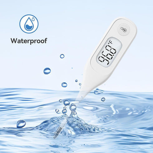 Berrcom Digital Oral Thermometer for Adults and Kids, Medical Thermometer for Fever 10 Second Reading Rectum Armpit Thermometer with Fever Alarm...