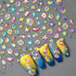 5D Summer Nail Art Stickers, 5D Embossed Ocean Nail Decals Seashell Starfish Whelks Ocean Summer Nail Art Supplies Luxurious Summer Nail Design fo...