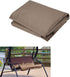 GOTOTOP 3-Seat Cushion Cover Waterproof Fabric Cushion, Courtyard Garden Swing Hammock for Patio Courtyard Garden 59.1 x 19.7 x 3.9in(Brown)...