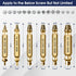 Damaged Screw Extractor Kit Stripped Screw Extractor Set DIY Hand Tools Gadgets Gifts for Men Broken Bolt Extractor Remover Sets, 6PC HSS Drill Bi...