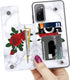 LETO Galaxy S20 FE Case,Flip Folio Leather Wallet Case Cover with Fashion Flower Designs for Girls Women,with Card Slots Kickstand Protective Phon...
