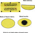 Funny Dog Leash Sleeve Learning Please Ignore Us Dog Leash Wrap Sleeve Alert Tag Pet Birthday Gift (Learning Ignore-YE Sleeve)...