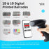 Wireless Barcode Scanner 1D QR Scanner Wireless Handheld Laser Bar Code Reader 3-in-1 with Bluetooth & 2.4G Wireless & USB Wired Works with iPad, ...