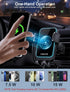 Wireless Car Charger, MOKPR 15W Fast Charging Auto Clamping Dashboard Windshield Air Vent Car Phone Holder with LED Light Car Charger for iPhone 1...