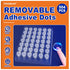 504 Pcs Clear Removable Adhesive Dots, Glue Point Dots for Crafts Balloons Poster, Double Sided Sticky Round Dots (0.39 Inch)...