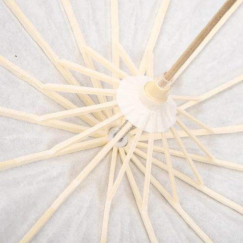 Parasol Mini Umbrella Doll Umbrella, White Blank Paper Parasol Diy Craft Umbrella Drink Umbrellas Cocktail Picks Decorations Dollhouse Cute Tiny U...