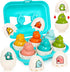 Dinosaur Matching Eggs Toys for Toddlers- Sensory Fun Educational Learning Fine Motor Puzzle Matching Games Best Easter Basket Stuffers Birthday G...