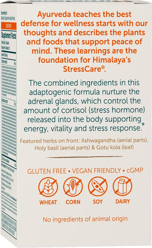 Himalaya StressCare Herbal Supplement, Supports Stress Relief, Energy Support, Relaxation, Occasional Sleeplessness, Ashwagandha, Holy Basil/Tulsi...