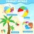 Summer Beach Ball Bulletin Board Decoration Set Summer Theme Bulletin Board Borders Summer Beach Ball Paper Cutouts Beach Ball Bulletin Boarder fo...