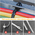 120PCS Car Push Mount Cable Zip Tie, Nylon Self Locking Cable Strap, Engine Bay Wire Harness Restraint Ties, Fastener Cable Clips Wraps for Indoor...
