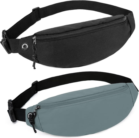 Fanny Packs for Women Men, Waterproof Crossbody Waist Pack, Belt Bag for Travel Walking Running Hiking Cycling...
