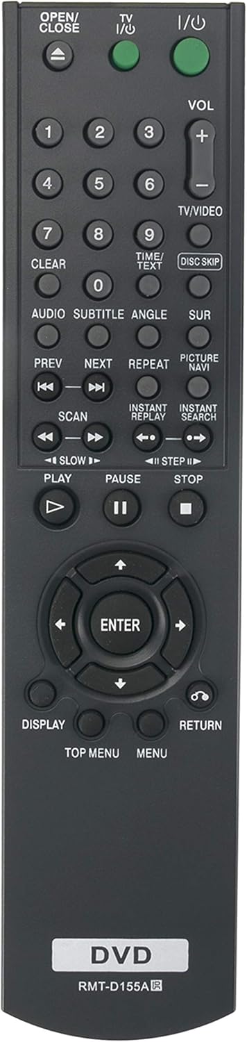 RMT-D155A Replaced Remote fit for Sony CD DVD Player DVP-NC625 DVP-NC665P DVP-NC85H RMT-D154A RMT-D155A RMT-D155P...