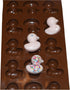 3D Bite-Sized Duck Chocolate Chip Silicone Baking Mold (15-Cavity) 100% Food-Garde, BPA-Free Candy Fondant, Dishwasher Safe, Oven Safe Single Cand...