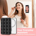 AHASTYLE Silicone Suction Phone Case Stand for iPhone 15/14/13/12 Series, Magnetic Suction Cup Phone Mount for iPhone MagSafe Phone Case, Mirror S...
