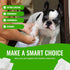 Bamboo Pet Towel 10 PCS - Reusable Bamboo Paper Towels for Dogs, Cats and Other Pets are Machine Washable Up to 5 Times | Disposable Pet Wipes for...