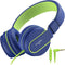 AILIHEN Kids Headphones, I35 On-Ear Headphones for School, Safe Volume 93dB, HD Mic Stereo Headphone for Kid Girls Boys, Foldable 3.5mm Wired for ...