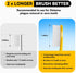 Huge Head Toothbrush Hard Toothbrushes for Adults Hare&Firm Toothbrush Bristles BPA Free Oral Care 4 Packs...