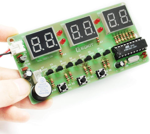 Gikfun 6 Bits Digital LED DIY Kits PCB Soldering Practice Learning Board AT89C2051 FR-4 for Arduino EK1323......