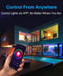 Smart LED WiFi Controller, Updated Wireless 24 Keys RF Remote Control for GRB BGR RGB LED Strip Lights, Compatible with Alexa Google Assistant IFT...
