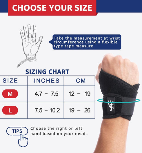 HiRui Wrist Brace Wrist Wraps, Compression Wrist Straps Wrist Support for Workout, Tendonitis, Recovery, Carpal Tunnel Arthritis, Pain Relief - Ad...