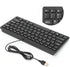 USB Wired Keyboard,78 Keys Mini Desktop Keyboard,Portable Ultra Thin Computer Keyboard,Low Noise Waterproof Mechanical Keyboard,Comfortable to Tou...